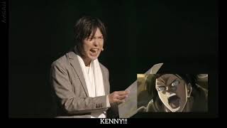 ENG SUB Hiroshi Kamiya voice acts and narrates Levi on Live stage  AOT Seiyuu live [upl. by Pace]