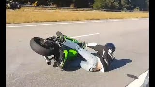 MOTORCYCLE CRASHES COMPILATION  STUPID amp BAD Drivers Caught On CAMERA Ep 07 [upl. by Willin]