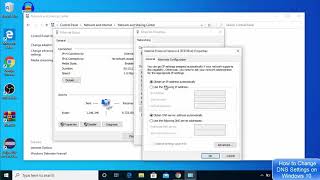 Change DNS To Google In Windows 10  How to Set Up 8888 DNS Server for Windows 10 [upl. by Deedahs980]