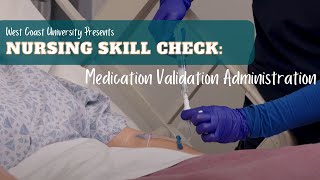 Nursing Skill Check Medication Validation Administration [upl. by Gothar]