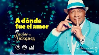 Javier Vásquez  A dónde fue el amor Lyric Video [upl. by Joleen]