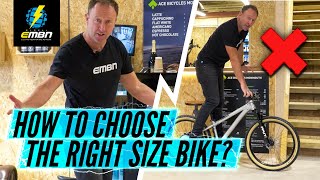 How To Choose The Correct Size Electric Mountain Bike  EMTB Sizing Explained [upl. by Knobloch]