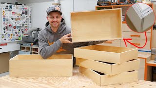 How To Build Plywood Drawers Strong Easy and FAST [upl. by Arri]