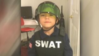 5yearolds dream of joining the SWAT team comes true [upl. by Neesay]