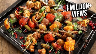 Tandoori Vegetables  Indian Starter Recipe  The Bombay Chef – Varun Inamdar [upl. by Rossen412]