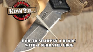 How To Sharpen A SerratedEdge Blade [upl. by Josh]