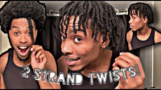 DETAILED TWO STRAND TWIST TUTORIAL GROW HAIR FASTER  NEW 2021 METHOD [upl. by Nodyarg714]