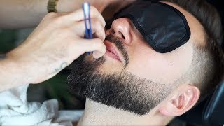 How To Trim a Beard  Barber Tutorial [upl. by Everest]