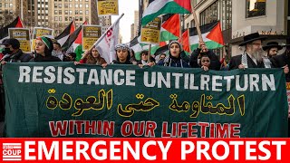 LIVE From EMERGENCY PROTEST For Rafah in NYC [upl. by Llerrod]