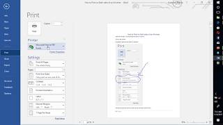 How to print on both sides of A4 sheet in Ms Word [upl. by Lanae]