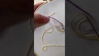 How to  Couching Stitch [upl. by Marozik]