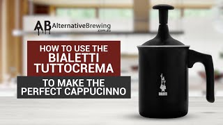 How to Use the Bialetti Tuttocrema Milk Frother [upl. by Anoj351]