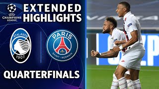 Atalanta vs PSG  Champions League Quarterfinal Highlights  UCL on CBS Sports [upl. by Kennett]