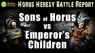 Betrayal at Istvaan III Sons of Horus vs Emperors Children  Horus Heresy Battle Report Ep 1 [upl. by Waldemar]