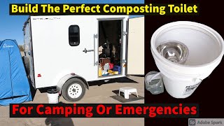 A Perfect Composting Toilet For Camping Or Emergencies [upl. by Singband]