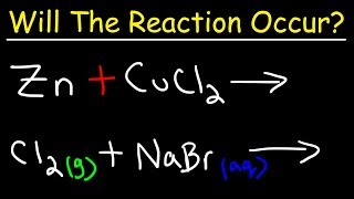 Chemistry  Will The Reaction Occur [upl. by Klemens3]