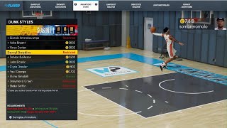 NBA 2K22 All Dunk Animations [upl. by Readus446]