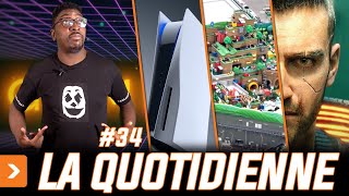 Micromania face à la PS5 Cyberpunk 2077 en approche le Super Nintendo World la Quotidienne 34 [upl. by Filemon]