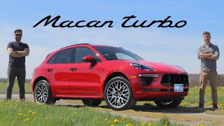 2020 Porsche Macan Turbo Review  Too Fast Too Serious [upl. by Eiclehc733]