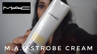 MAC STROBE CREAM  REVIEW amp SWATCH [upl. by Huntingdon]