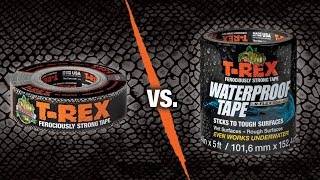 TRex® Tape Duct Tape vs Waterproof Tape [upl. by Aramad]