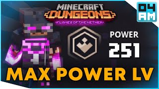 FAST MAX POWER LEVEL 251  Apocalypse Plus Speedrun Guide in Minecraft Dungeons [upl. by Nomelc]