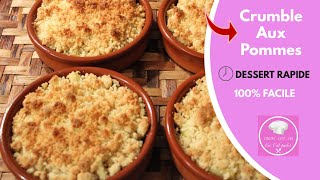 Recette Crumble Aux Pommes Facile [upl. by Behka428]