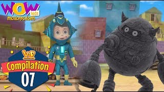 Vir the robot boy  Malayalam Cartoon Compilation 07 Malayalam Moral Stories Malayalam Story [upl. by Nojid]