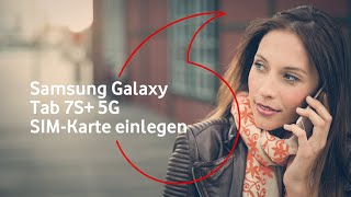 Samsung Galaxy Tab S7 microSD amp SIM einlegen [upl. by Sjoberg]