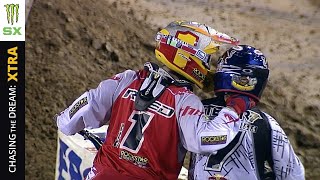 James Stewart vs Chad Reed Rivalry Chasing the Dream  Xtra [upl. by Esilenna]