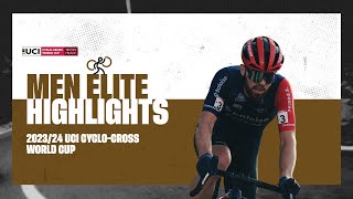 Troyes  Men Elite Highlights  202324 UCI Cyclocross World Cup [upl. by Tiram499]