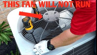 How To Fix Your AC Outdoor Fan Will Not Turn On [upl. by Adnerak782]