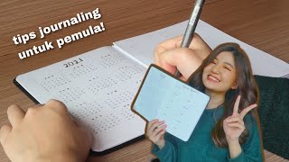 tips journaling untuk pemula  journal with me indonesia [upl. by Anirehc]