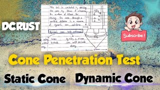 Cone Penetration Test CPT Foundation Engineering 2  DCRUST [upl. by Rothstein]