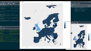 R tutorial Creating Maps and mapping data with ggplot2 [upl. by Dlanod]