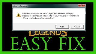 Fix Unable to connect to server If you have a firewall it may be blocking the connection [upl. by Suki]