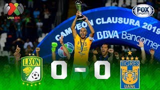 León  Tigres 00  RESUMEN  Final VUELTA  Liga MX [upl. by Zabrine358]