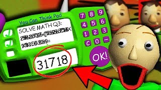 THE REAL ANSWER TO BALDIS IMPOSSIBLE QUESTION  Baldis Basics Gameplay [upl. by Htidirrem213]