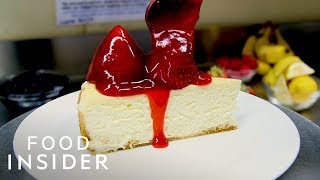 New Yorkers Love Eileens Special Cheesecake  Legendary Eats [upl. by Annaerdna662]