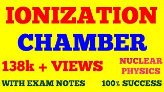 IONISATION CHAMBER  IONIZATION CHAMBER  NUCLEAR PHYSICS  WITH EXAM NOTES [upl. by Ynney]