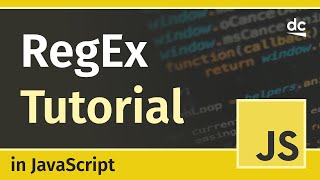 Basics of Regular Expressions Regex  JavaScript Tutorial [upl. by Alag]