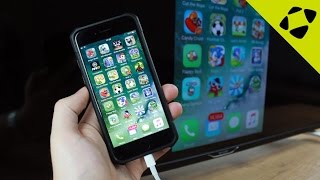 iPhone 7 How to Connect to HDTV in Under a Minute Screen Mirroring Guide [upl. by Naoj]