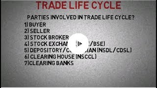 Trade Life Cycle Explained [upl. by Linell]