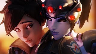 Widowmaker and Tracer Play Together  Overwatch Voice Acting [upl. by Arahsit]