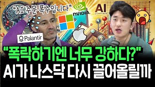 나스닥 폭락도 막는다 AI 주식들에 쏟아지는 호재들 [upl. by Nytsuj]