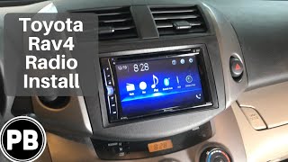 2006  2012 Toyota Rav4 Bluetooth Radio install [upl. by Fadas]