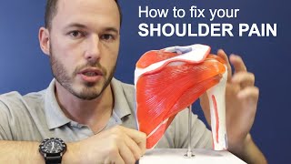 How to Fix Shoulder PainImpingement 5 Easy Steps [upl. by Genet]