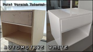 What Paint Finish Is Best For Plywood How to Paint a Side Table  Best Finish [upl. by Weixel]