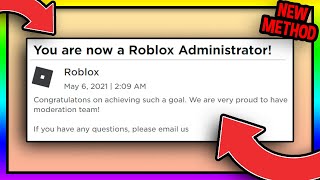 How to BECOME ADMIN in Roblox  2021 Tutorial [upl. by Gassman174]