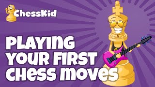 How to Play Your First Chess Moves Part 1  ChessKid [upl. by Germann]